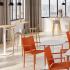 Table haute et mange-debout pour la restauration, gamme Sasso haute, France Bureau