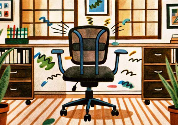chaise de bureau qui fait du bruit