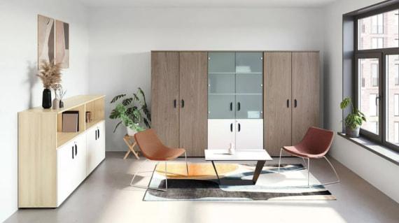 Armoire de bureau en bois - Manchao