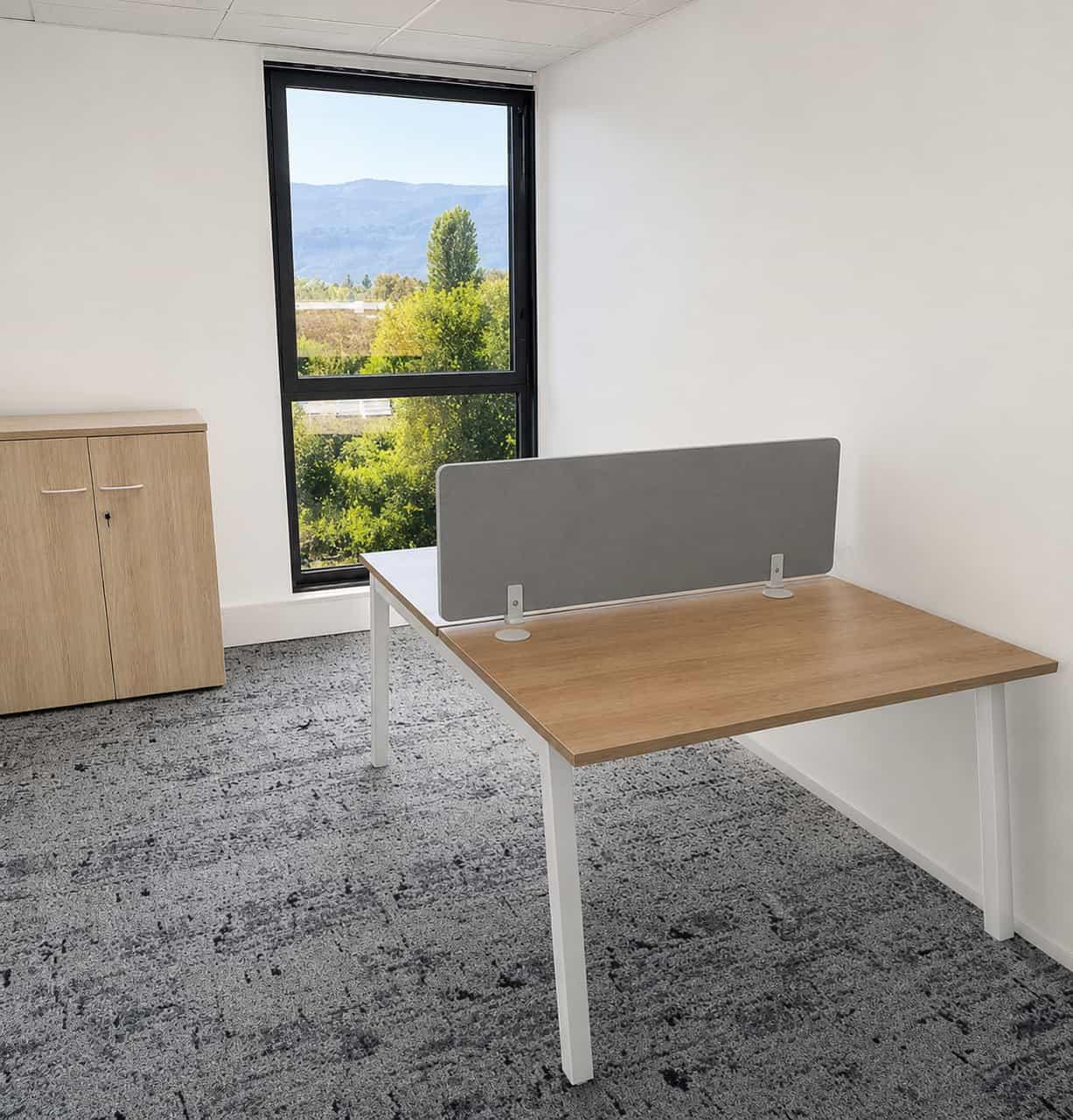réalisation kercia bureau ben et armoire basse 