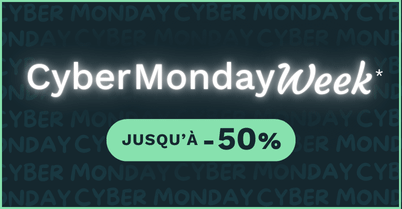 Cyber Monday Week, jusqu\'à -50%