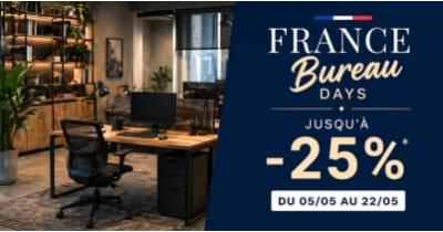 France Bureau Days -25% sur du mobilier de bureau français