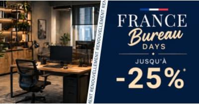 France Bureau Days -25% sur du mobilier de bureau français