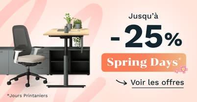Spring Days -25% sur du mobilier de bureau - France Bureau