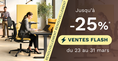 Vente Flash -25% sur du mobilier de bureau - France Bureau
