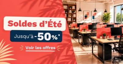 Soldes été -50% sur du mobilier de bureau