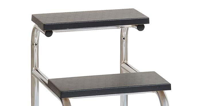 Déclinaisons & tarifs Marchepied 2 marches revêtement noir Marchepied