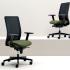 Siège opératif ergonomique, soutien lombaire réglable, avec accoudoirs et translation d\'assise en option - Gamme MESTA - France Bureau