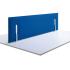 Panneau privatif acoustique en tissu avec pince pour bureau, gamme Adamello front - France Bureau