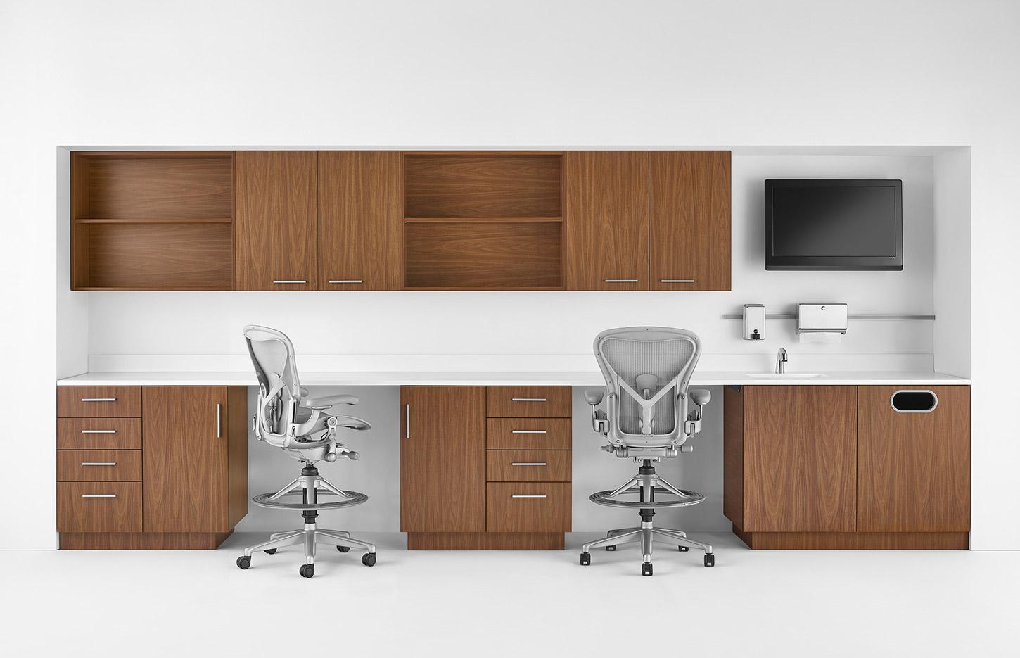 Siège technique résille entièrement réglable, 8 zones de tension variées, gamme Aeron Stool - France Bureau