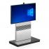 Support audiovisuel pour 1 ou 2 écran mobile sur 4 roulettes, gamme Agora - France Bureau