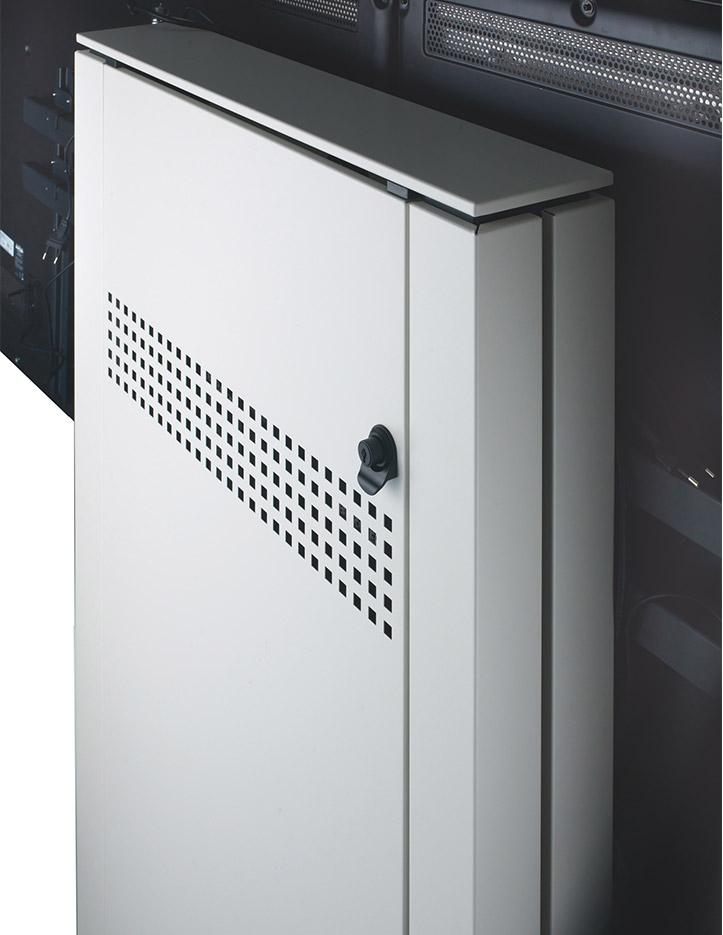 Support audiovisuel pour 1 ou 2 écran mobile sur 4 roulettes, gamme Agora - France Bureau