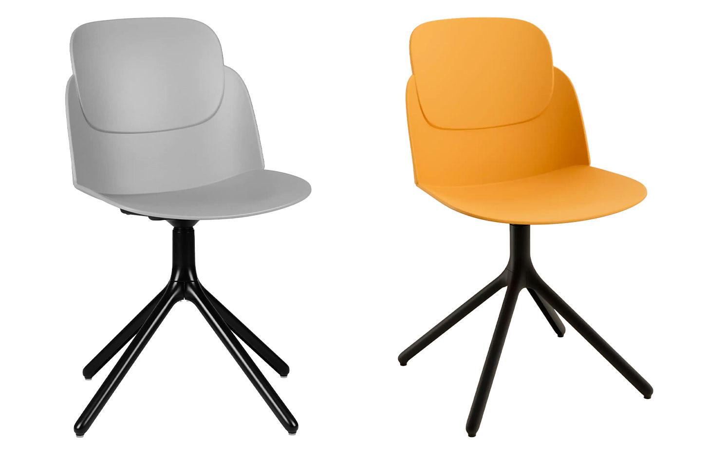 Chaise visiteur avec structure pyramidale sans accoudoirs - Gamme ailama - France Bureau