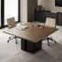Table de réunion et conférence en bois mélaminé cadre aluminium, gamme Albano réunion - France Bureau