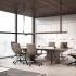 Table de réunion et conférence en bois mélaminé cadre aluminium, gamme Albano réunion - France Bureau