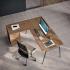 Bureau open space inviduel bureau partagé rangements, gamme Alsek - France Bureau