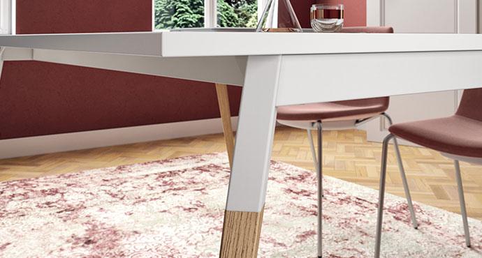 Description Alsek open-space 2 personnes  Bureau modulable open space