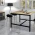 Mobilier de réunion informelle, structure métallique stable, finition bois clair résistante, usage collectif, gamme Altai Haute - France Bureau