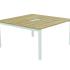 Table de réunion ronde tonneau carrée plateau mélaminé pieds métal, gamme Altai réunion - France Bureau