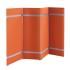 Cloisons acoustiques en tissu avec attaches sangles élastiques, gamme Alveria - France Bureau