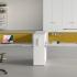 Bureau modulable open space, retour ou sur caisson, individuel ou bench, gamme Amazone - France Bureau