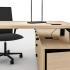 Bureau modulable open space, retour ou sur caisson, individuel ou bench, gamme Amazone - France Bureau