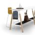 Bureau open-space scandinave pieds bois blanc, gamme Amazone open-space - France Bureau