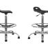 Tabouret de bureau réglable avec repose pied - gamme astu- france bureau