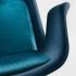 Fauteuil de direction haut dossier accoudoirs fixes en tissu, gamme Athos direction - France Bureau