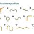 Canapés modulaires similicuir différentes compositions piétement acier, gamme Atrato - France Bureau