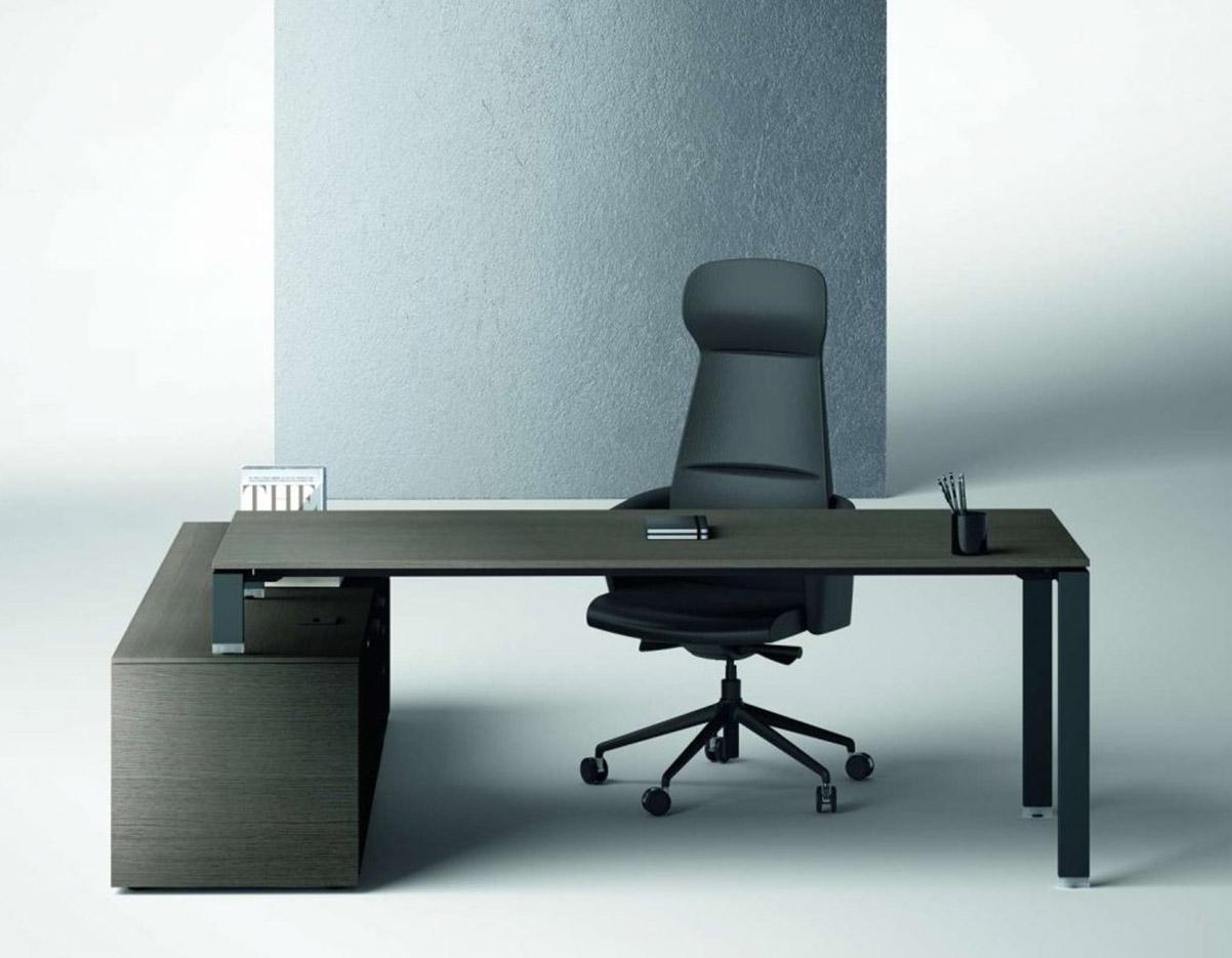 Bureau modulable open-space individuel ou bench pieds en \