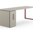 Bureau modulable open-space individuel ou bench pieds en \