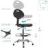 Siège d\'atelier réglable avec repose pied - gamme azegia - france bureau