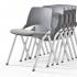 Chaise scolaire avec ou sans tablette écritoire, tissu similicuir ou polypropylène, gamme Baldi - France Bureau