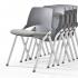 Chaise scolaire avec ou sans tablette écritoire, tissu similicuir ou polypropylène, gamme Baldi - France Bureau