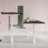 Bureau réglable en hauteur bench ou table de réunion, gamme Baxter - France Bureau