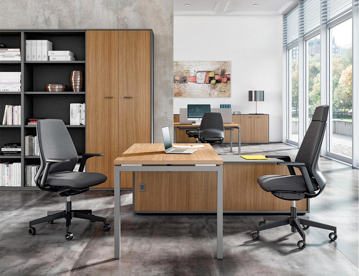 Siège de bureau ergonomique, dossier résille ou tapissé, noir ou blanc, gamme Bolson - France Bureau