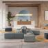 Canapé modulaire d\'accueil en tissu avec modules droits, angle et poufs, gamme Bornova - France Bureau