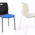 Chaise verson 4 pieds avec ou sans placet d\'assise disponible en 3 coloris - Gamme Candella - France Bureau