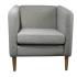 Fauteuil d\'accueil en tissu pieds bois, gamme Canigo fauteuil - France Bureau