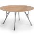 Table de conférence plateau ciment, métal ou résine, pieds design, gamme Carezza - France Bureau