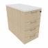 Caisson de bureau mélaminé 4 tiroirs destockage, gamme Carmel - France Bureau