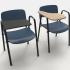 Chaise de réunion en polypropylène avec accoudoirs - Gamme Cofio Meet - France Bureau