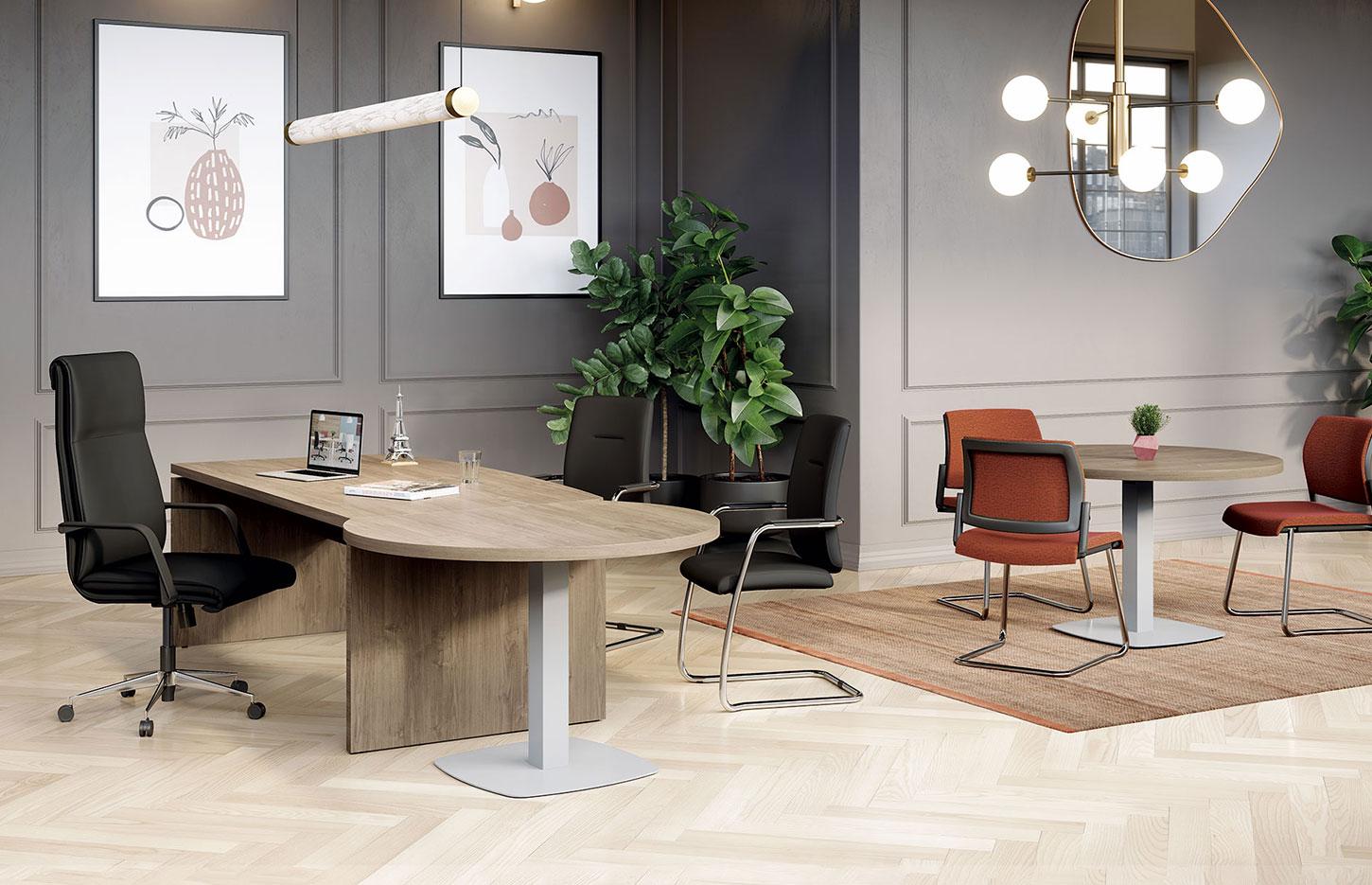 Bureau direction finition bois moderne, Fabrication Française, gamme Condor - France Bureau