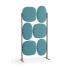 Cloisons acoustiques panneaux privotant sur pieds, gamme Cristallo - France Bureau
