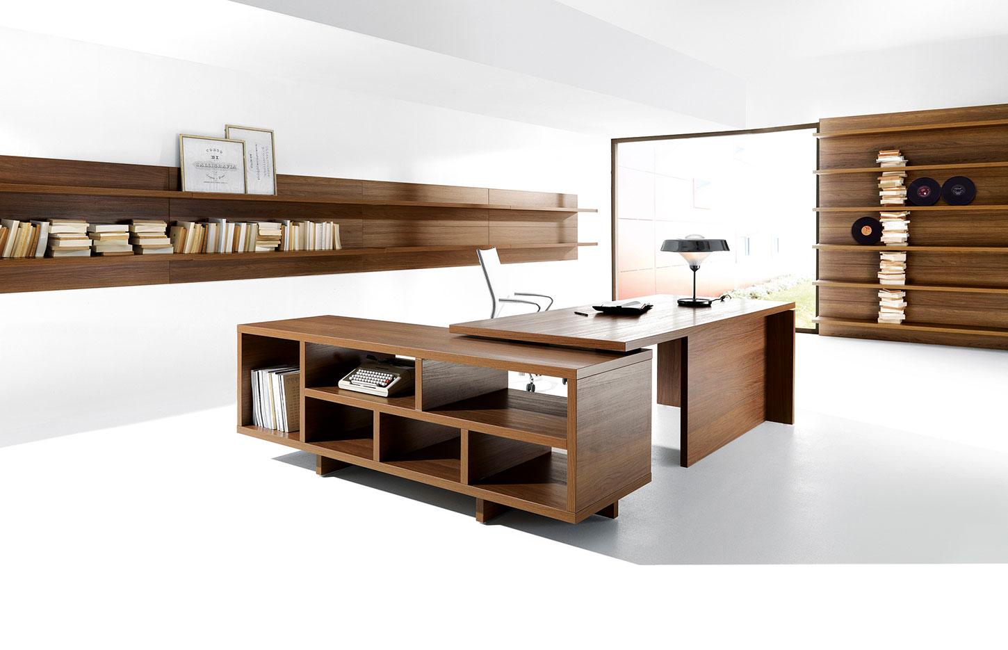 Table de réunion en finition bois, table droit ou sur retour, gamme Dièdre - France Bureau