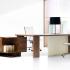 Table de réunion en finition bois, table droit ou sur retour, gamme Dièdre - France Bureau