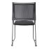 Chaise visiteur empilable dossier maille, gamme Docodo, vue de face - France Bureau