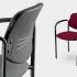 Chaise de collectivité tissu ou similicuir piétement noir ou aluminium, gamme Domenon - France Bureau