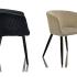 Fauteuil d\'accueil en tissu avec motif extérieur matelassé - Gamme Ebisu - France Bureau	